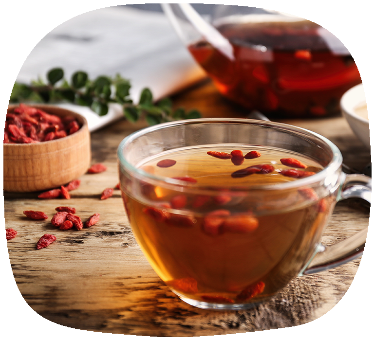 Recette Tisane détox aux baies de Goji