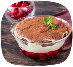 tiramisu cerises